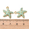 304 Stainless Steel Enamel Pendants STAS-Z193-13G-03A-3
