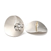 Rack Plating Brass Micro Pave Clear Cubic Zirconia Stud Earrings EJEW-B062-06B-PG-2