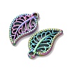 304 Stainless Steel Pendants STAS-Q362-08B-M-3