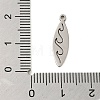 Non-Tarnish 304 Stainless Steel Pendants STAS-S123-03P-06-3