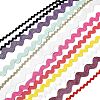 Polyester Wavy Fringe Trim Ribbon OCOR-XCP0002-35-1