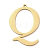 304 Stainless Steel Pendants STAS-C157-01G-Q-1