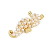 Sea Horse Brass ABS Imitation Pearl Pendants KK-I352-04E-G-2