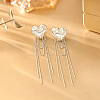 Brass Stud Earrings for Women WG5853B-02-1
