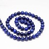 Natural Lapis Lazuli Round Beads Strands X-G-I181-10-6mm-2