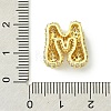 Rack Plating Brass Clear Cubic Zirconia Pendants KK-S378-01G-M-3