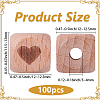 100Pcs Engraved Beech Wood Beads WOOD-PA0001-86B-2