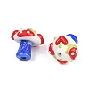 Handmade Lampwork Enamel Beads LAMP-B055-02B-2