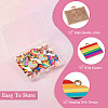 DIY Rainbow Color Pride Jewelry Making Finding Kit DIY-TA0004-73-13