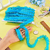 10M Double Layer Polyester Lace Ribbon OCOR-TA0004-14F-6