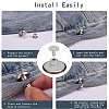 60 Sets 6 Styles Iron Button Pins for Jeans IFIN-SZ0001-11-4