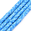 Handmade Polymer Clay Beads Strands CLAY-R067-3.5-5.0mm-M1-6