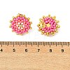 Glass Seed Bead Stud Earrings EJEW-MZ00741-01-5