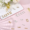 24Pcs 12 Styles Eco-Friendly Brass Watch Band Clasps KK-DR0001-65-4