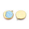 304 Stainless Steel Pendants STAS-N108-22A-G-2