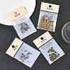 SHEGRACE Brass Micro Pave Cubic Zirconia Pendants XGRQ3D824-469G-6