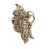 Retro Alloy & Glass Rhinestone Lapel Pin Brooches AC-CBA94E1-06-3