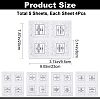 5 Sheets PVC Adhesive Bathroom Sorting Storage Stickers STIC-WH0003-009B-2