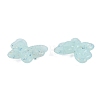 Marbled Stone Style Opaque Acrylic Beads OACR-G009-05A-2