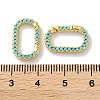 Rack Plated Brass Micro Pave Cubic Zirconia Clasps X-KK-Z039-06A-G-3