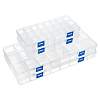 Plastic Bead Containers Rectangle CON-BC0006-81-1