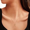 925 Sterling Silver Chinese Knot Pendant Necklaces for Women NJEW-F323-01G-2