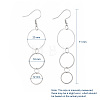 304 Stainless Steel Dangle Earrings EJEW-JE04001-02-2