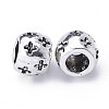 Tibetan Style Alloy European Beads LS-TIBE-S319-125AS-RS-1