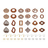 DIY Geometry Drop Earring Making Kit DIY-TA0003-79-20
