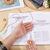 2Pcs Plastic Bead with Zinc Alloy Enamel Charms Bookmarks AJEW-GL0003-52A-3