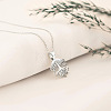 304 Stainless Steel Tree of Soul Pendant Necklaces for Women WG3C12A-01-1