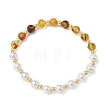 Women's Natural & Synthetic Shell Bracelets BJEW-JB13725-2