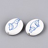 Handmade Porcelain Beads PORC-Q005-12D-2