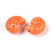 Glazed Porcelain Beads PORC-I028-02E-01-2