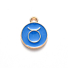 Alloy Enamel Pendants ENAM-S124-01B-02C-2