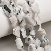 Raw Rough Natural Tourmalinated Quartz Beads Strands GG-CBA0B77-A13-01-1