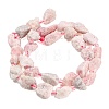Raw Rough Natural Pink Tourmaline Beads Strands GG-CBA0B77-A12-01-5