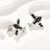 304 Stainless Steel Stud Earrings EJEW-F361-09P-5