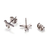 Tarnish Resistant 304 Stainless Steel Stud Earrings X-EJEW-N045-08P-2