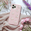 50Pcs Transparent Resin Sakura Flower Bead Caps RESI-SC0006-97-5