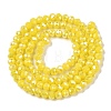 Electroplate Glass Beads Strands EGLA-A044-P3mm-B04-3