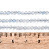 Natural Aquamarine Beads Strands G-H358-A11-3mm-01-3