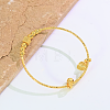 Minimalist Brass Bangles GO3515-2