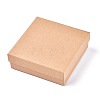 Square Kraft Paper Jewelry Boxes LS-CBOX-L008-002-1