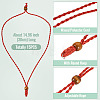 Adjustable Waxed Polyester Cord Necklace Making NJEW-TAC0029-4