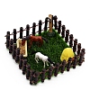 Plastic Mini Horse Stables PW-WG47904-01-1