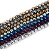 Electroplated Synthetic Non-magnetic Hematite Beads Strands G-H072-B01-01-1