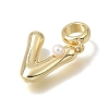 Brass Pendants KK-E806-01G-V-2