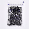 2-Hole Glass Seed Beads X-SEED-S031-M-SH576-4