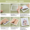 Wood Picture Frame DIY-WH0162-59A-3